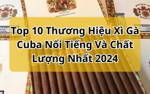 top thương hiệu xì gà cuba