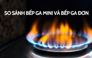 so sánh bếp ga mini và bếp ga đơn