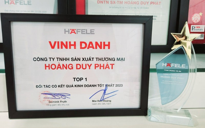 đại lý hafele tphcm hoàng duy phát